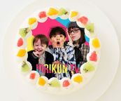【いおりくんTV】丸型写真ケーキ 3号 9cm 1