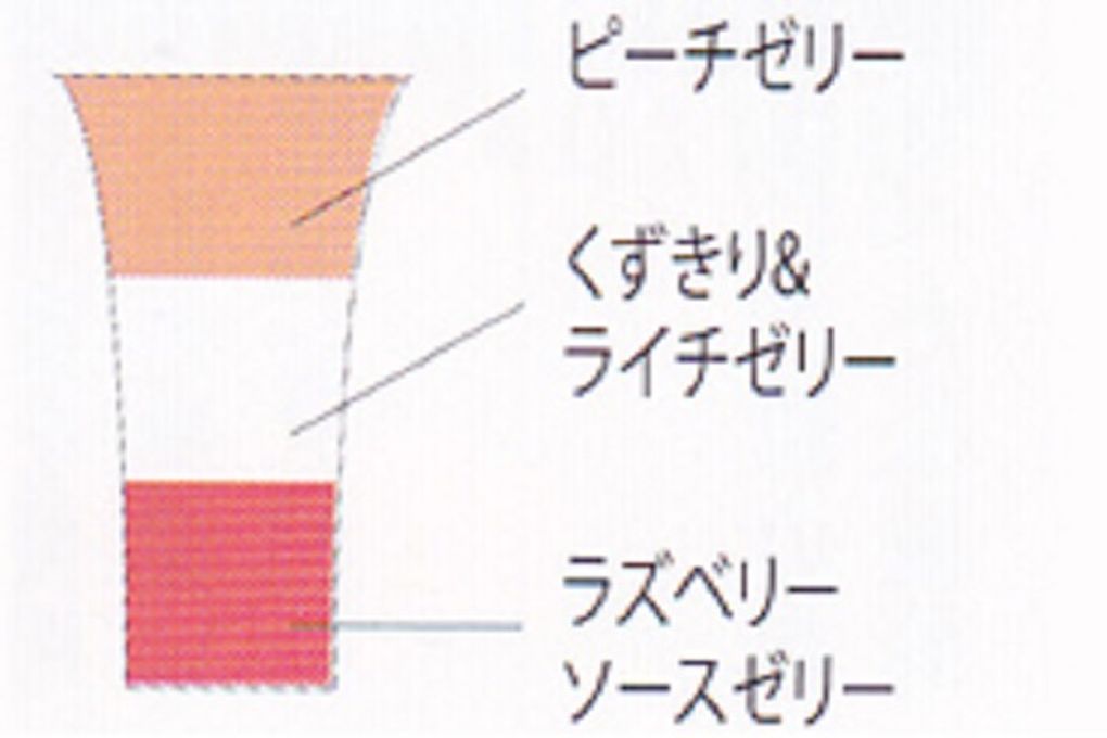 3層デザート ジュレパフェ 6号 6個入り 4