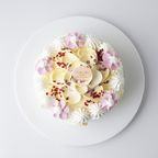 マンゴーのお花ケーキ(敬老の日) 4号 12cm 6