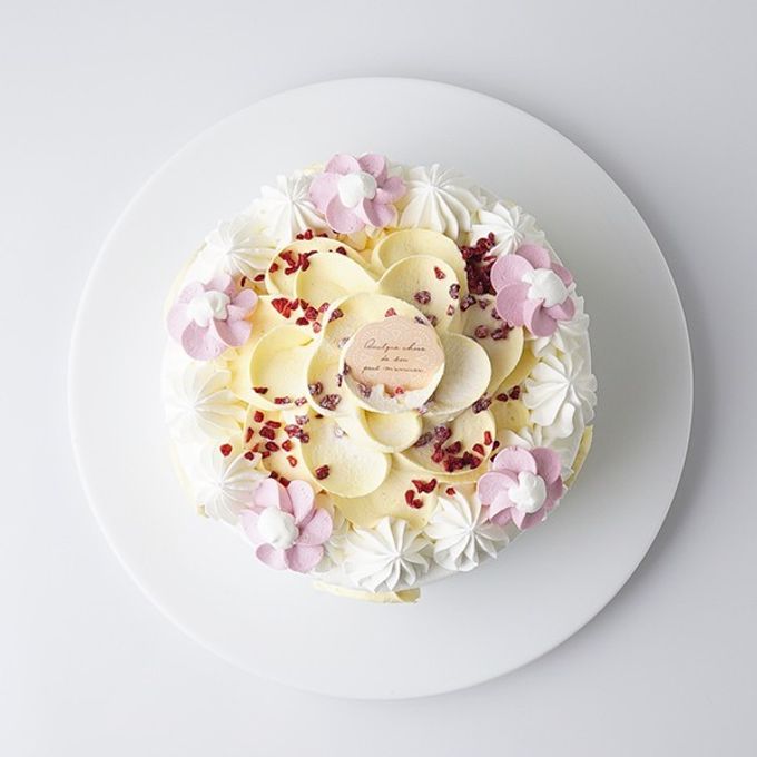 マンゴーのお花ケーキ(敬老の日) 4号 12cm 6