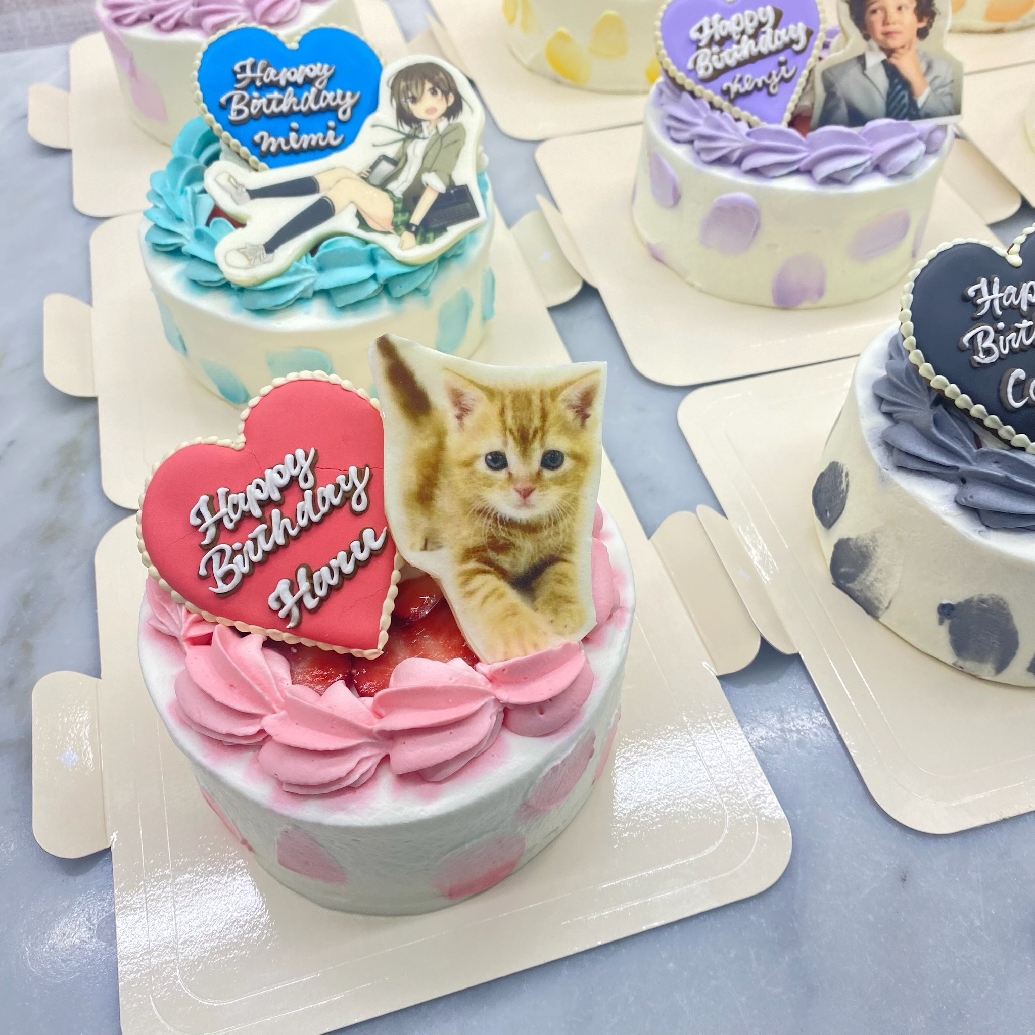 選べる9色！推しカラーアイシング＆写真ケーキ 5号（NENE cafe） | Cake.jp