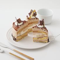 【カットタイプ】特選 生チョコのモンブラン 6号 18cm 8カット