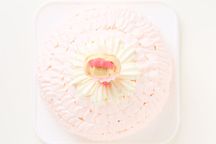 乳製品・小麦粉除去可能 ドールケーキ ピンク 6号 18cm 2
