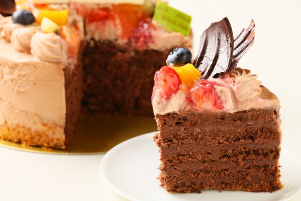 チョコホールケーキ 生チョコざんまいホールケーキ 5号 （ケーキ工房 モンクール