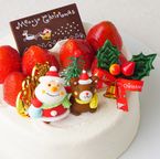 【お菓子工房アントレ】いちごのクリスマスショートケーキ 6号 6