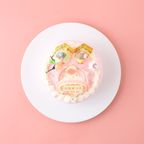 【お菓子工房アントレ】ひなまつりティアラレインボーケーキ 5号  3