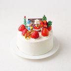 【お菓子工房アントレ】クリスマスレインボーケーキ 6号 3