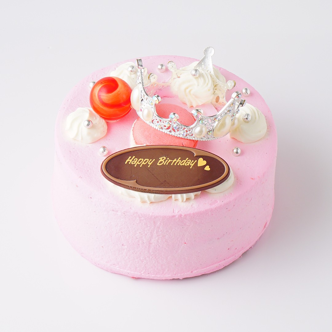 【お菓子工房アントレ】ティアラレインボーケーキ 5号 2