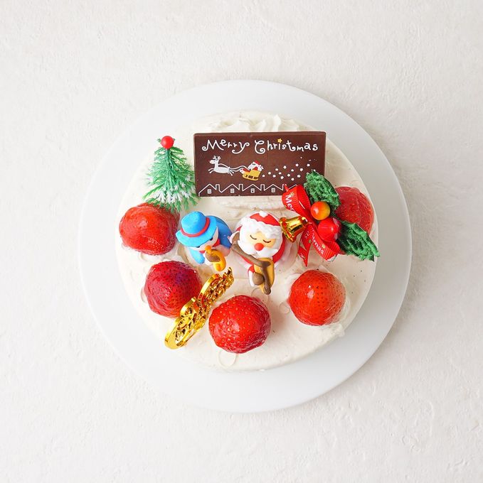 【お菓子工房アントレ】クリスマスレインボーケーキ 5号 4
