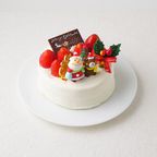 【お菓子工房アントレ】いちごのクリスマスショートケーキ 6号 2