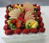 静岡県静岡市葵区清水区駿河区近辺限定配送 送料無料 パーティー用大型ケーキ 26×24cm 1