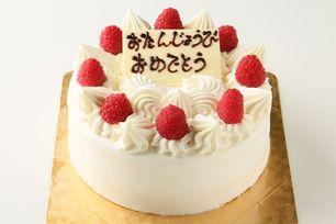 生クリームデコレーションケーキ 6号 18cm