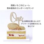 トッパー選べる♪うさぎのファーストバースデーケーキ⭐︎国産小麦粉と安心材料 4号 12cm 8