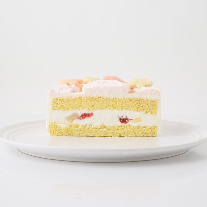 天然色素・国産小麦粉と安心食材☆季節のうさくまケーキ☆桜☆ 4号 12cm 6