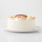 天然色素・国産小麦粉と安心食材☆季節のうさくまケーキ☆桜☆ 5号 15cm 4