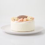 天然色素・国産小麦粉と安心食材☆季節のうさくまケーキ☆桜☆ 4号 12cm 5