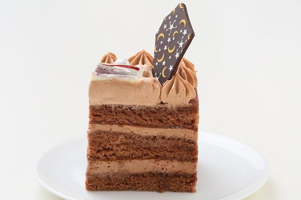 【横浜の人気店・ナッシュカッツェ】スクエア型フォトチョコ生クリームデコレーションケーキ 9cm 4