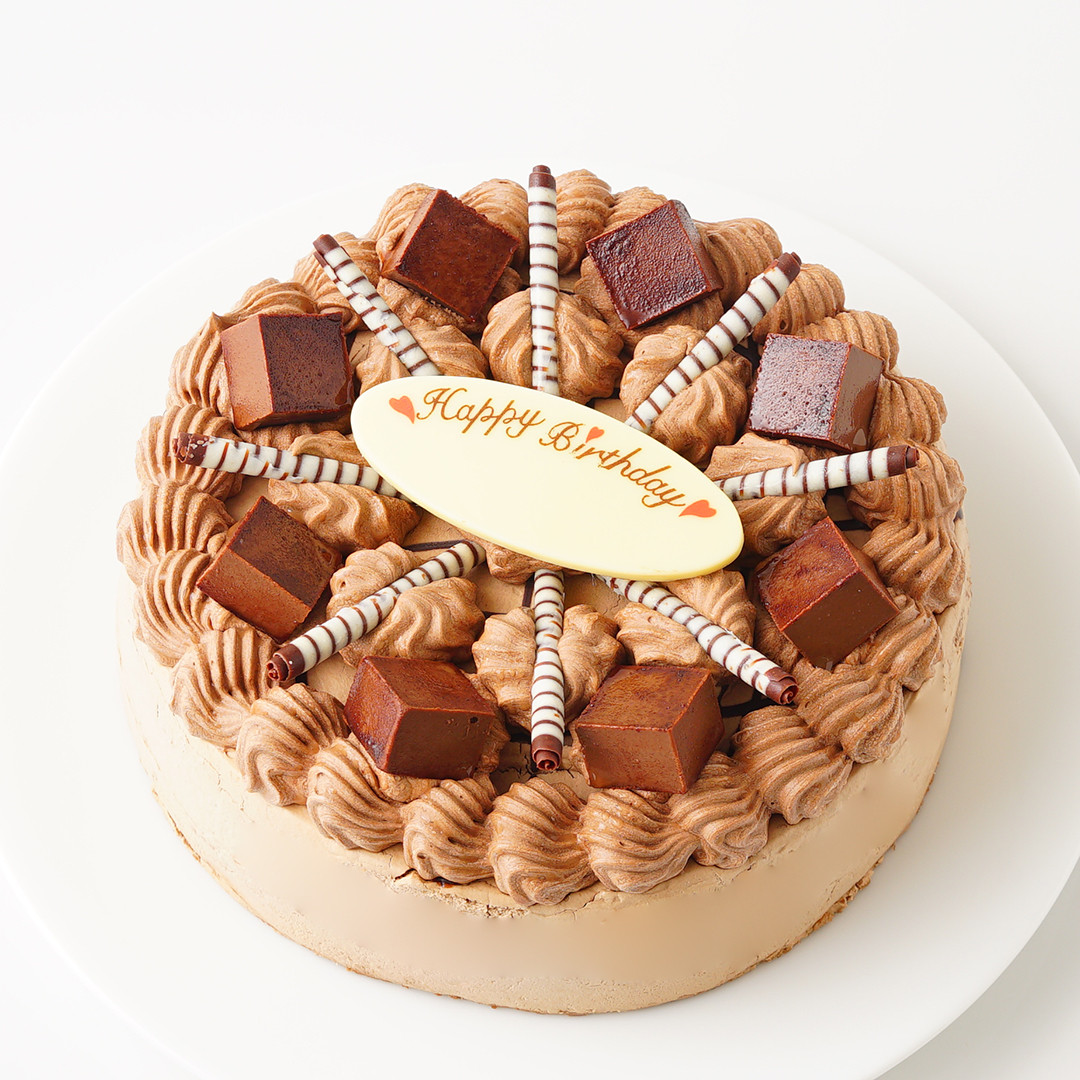 生チョコざんまいホールケーキ 6号（ケーキ工房 モンクール） | Cake.jp