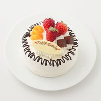 贅沢生クリームデコレーションケーキ 5号