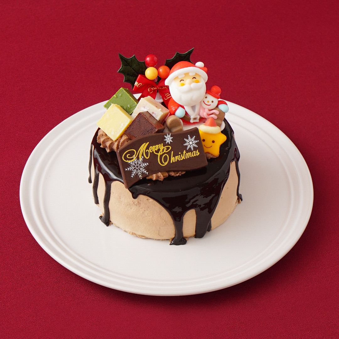 Xmas ドリップチョコケーキ 4号 クリスマス2025（ケーキ工房