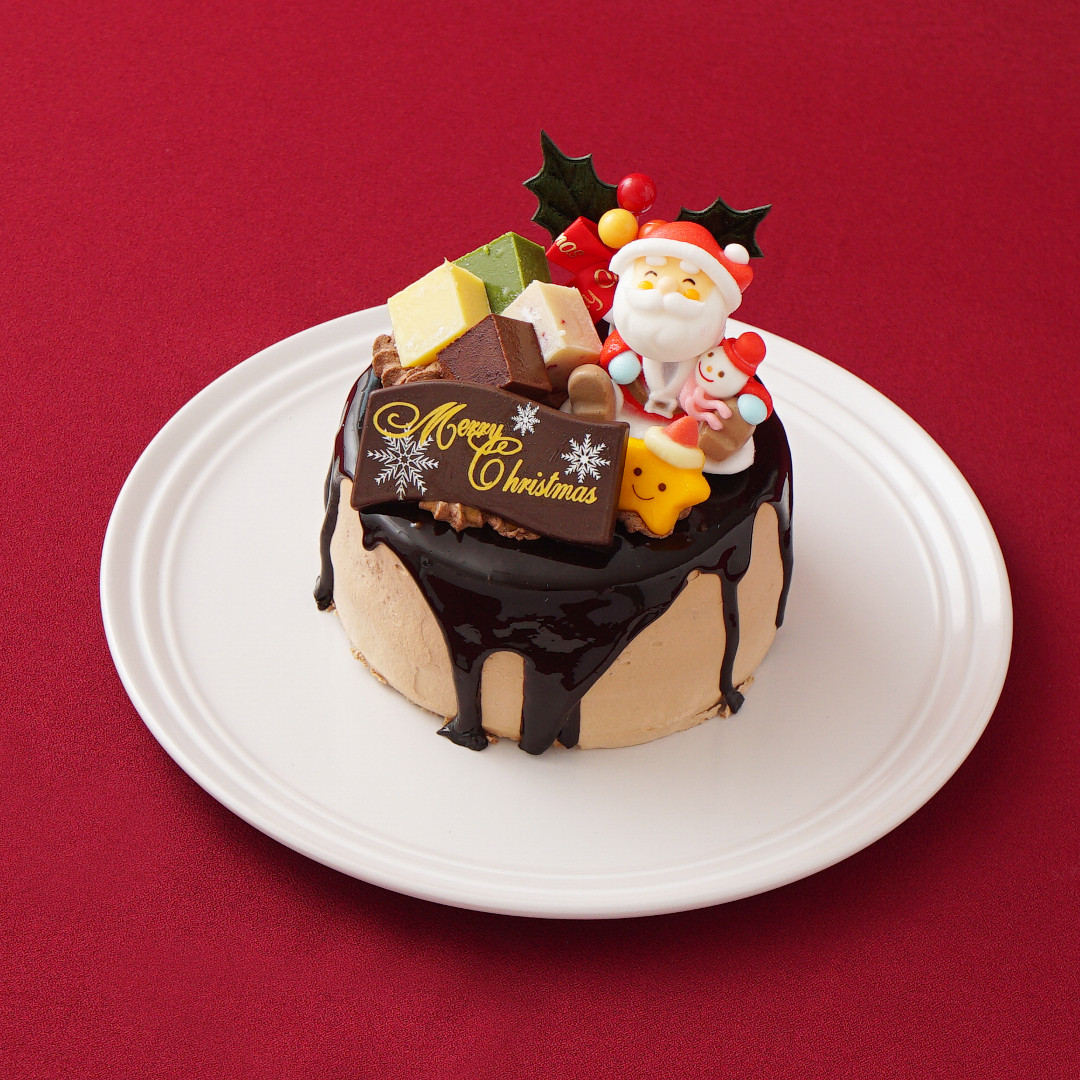 Xmas ドリップチョコケーキ 4号 クリスマス2025（ケーキ工房