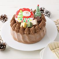 Xmas アイシングクッキーガナッシュクリームケーキ 5号