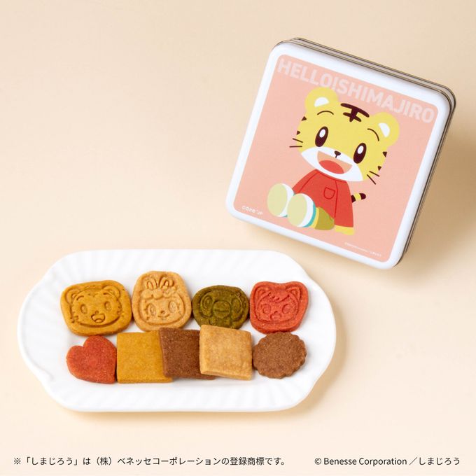 『しまじろう』クッキー缶 6