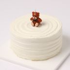 【6色カラバリ対応】ちょこんとクマのセンイルケーキ 4号 12㎝ 3