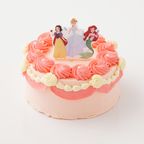 色が選べるドレス風センイルケーキ 4号 ディズニープリンセスキャンドル付き《センイルケーキ》 5