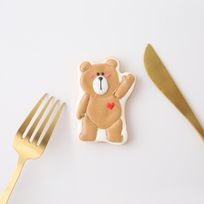 キャラクターの型抜きクッキー