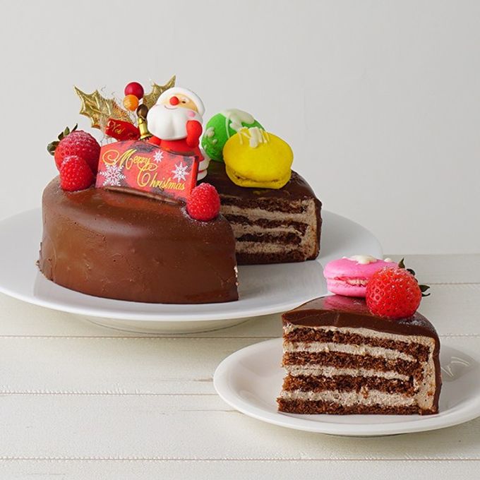 2023クリスマスケーキ 生チョコのクリスマスケーキ  5号 15cm 6