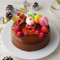  クリスマス2024  生チョコのクリスマスケーキ 4号 12cm