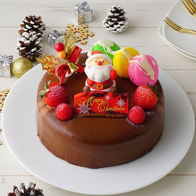 2023 クリスマスケーキ 生チョコのクリスマスケーキ 4号 12cm 1