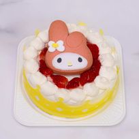 マイメロディクッキーストロベリーケーキ15㎝