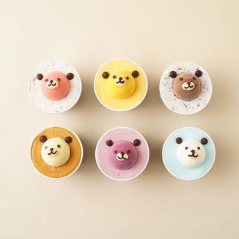 カップアイスケーキ 虹色こぐま 6個入