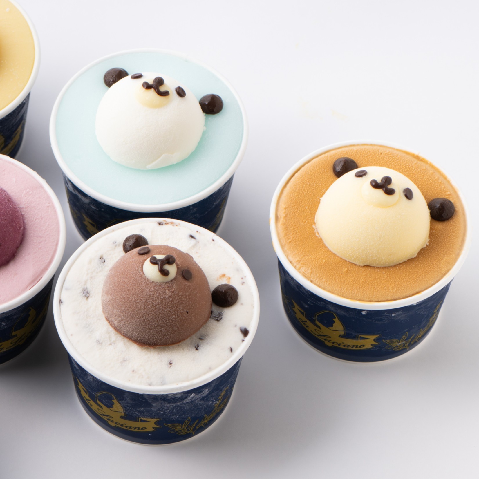 ダルチアーノ カップアイスケーキ 虹色こぐま 6個セット（da Luciano