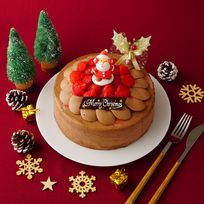 チョコ生デコレーションケーキ 6号 18cm 