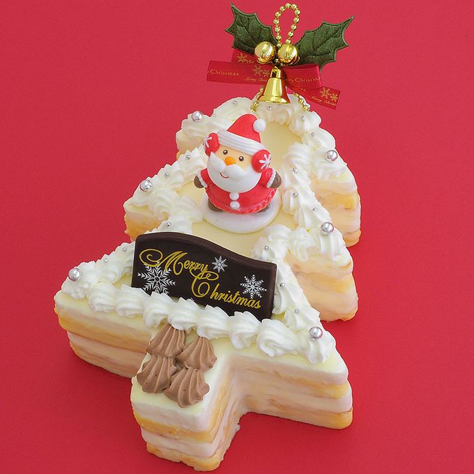 クリスマスケーキ ホワイトツリー 生クリーム 18×13cm whitetree-xmas クリスマス2024 3