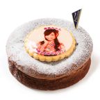 写真ケーキ ガトーショコラ チョコレートケーキ 4号 12cm gateau-4-cookie 1