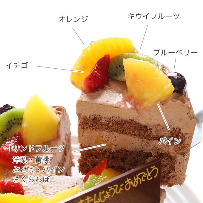 キャラデコお祝いケーキきかんしゃトーマス 生チョコクリームショートケーキ 5号 15cm cd-thomas-choco 7