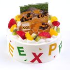 デコスタトミカはたらく車 生クリーム 5号 15cm ds-juki-cream-5 こどもの日2026 1