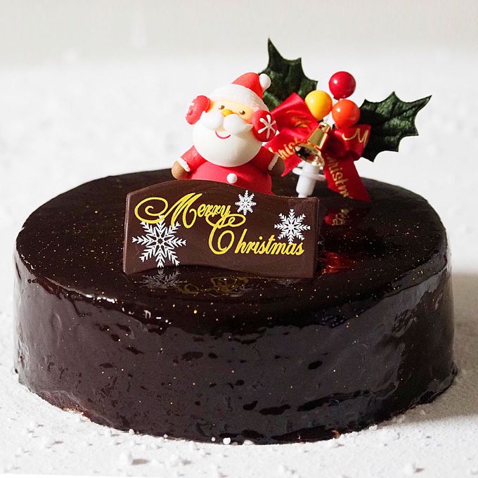 クリスマスケーキ ザッハトルテ チョコレートケーキ 5号 15cm sachertorte-5-xmas クリスマス2024 3