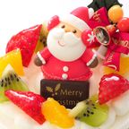 クリスマスケーキ フレッシュフルーツ乗せ生クリームショートケーキ 3号 9cm cream-3-xmas クリスマス2025 4