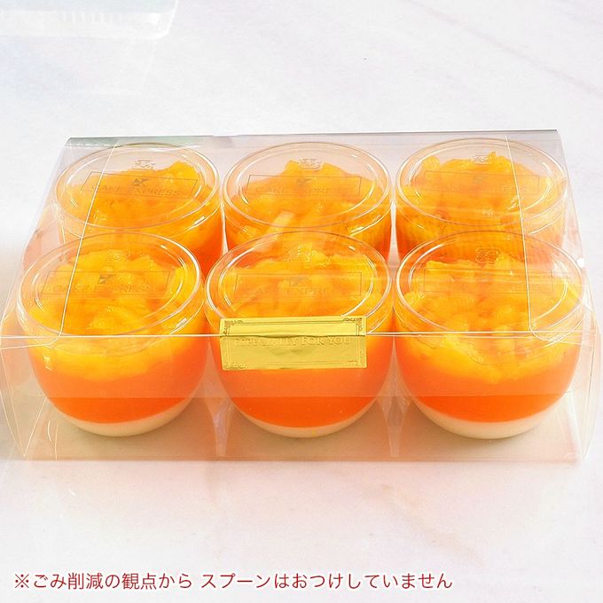 生絞りオレンジゼリー 6個入り orange-jelly-6 5