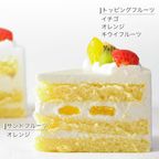 クリスマスケーキ フレッシュフルーツ乗せ生クリームショートケーキ 3号 9cm cream-3-xmas クリスマス2025 5