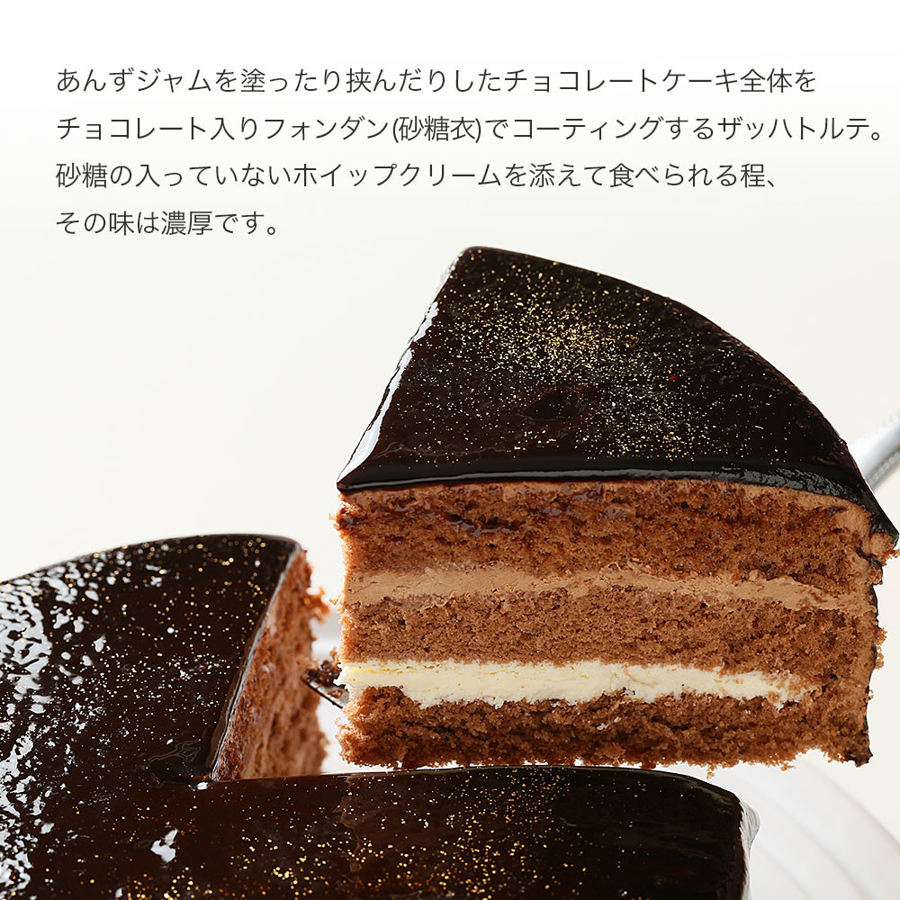 ザッハトルテ チョコレートケーキ 6号 18cm sachertorte-6