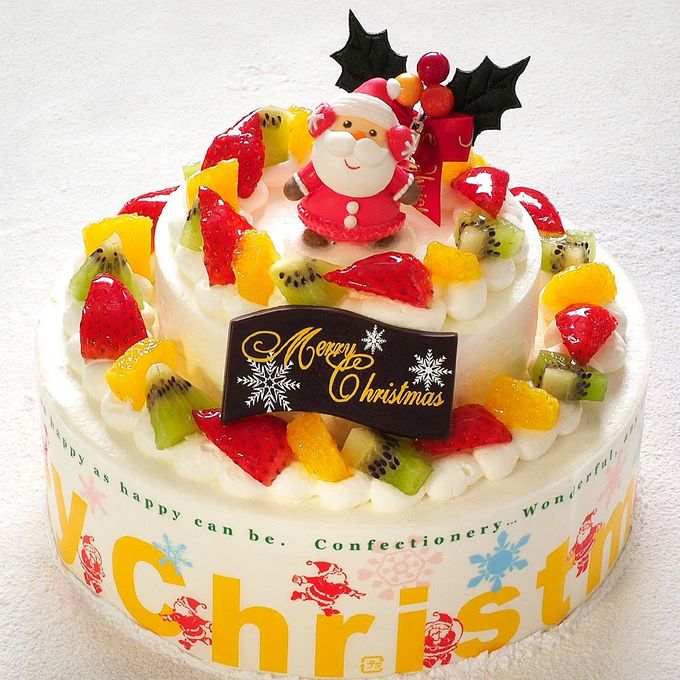 クリスマスケーキ ダブルタワーショートケーキ ミニ 6号18cm＋4号12cm double-mini-xmas クリスマス2025 3
