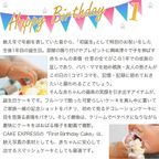 アレルギー対応 卵・牛乳・乳製品・小麦粉不使用 いちごのファーストバースデーケーキ 3号 1st-birthday 3