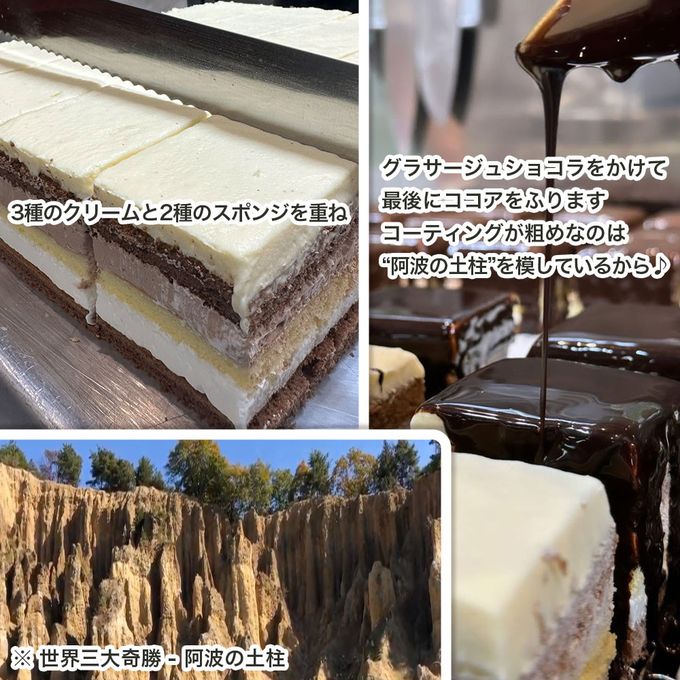 土柱ショコラ 4号 12×12cm dochu-4  6