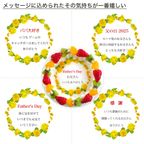 父の日黄色バラケーキ メッセージプリント フレッシュ生クリームのフルーツデコレーションケーキ 4号 12cm cream-4-father 3